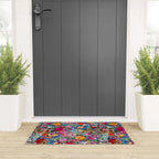 Multicolored Secret Garden Welcome Mat Gallery Image 3
