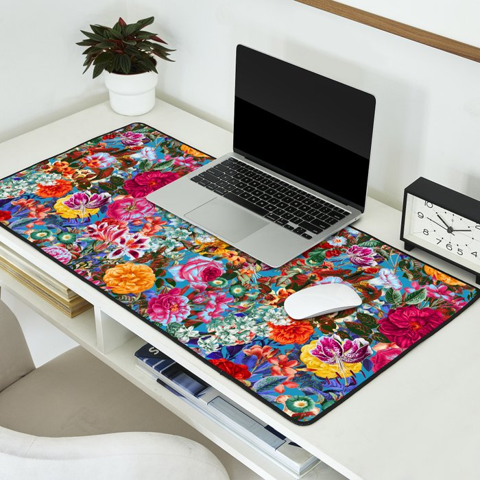 Multicolored Secret Garden Desk Mat Gallery Image 2