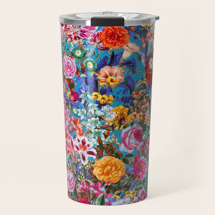 Multicolored Secret Garden Travel Mug Gallery Image 1