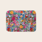 Multicolored Secret Garden Bath Mat Gallery Image 1