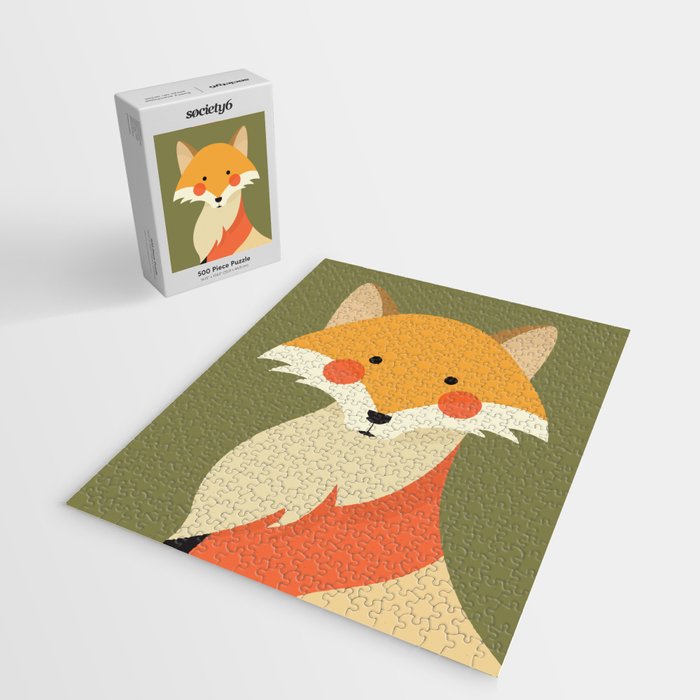 Red Fox, Animal Portrait Jigsaw Puzzle Gallery Image 2