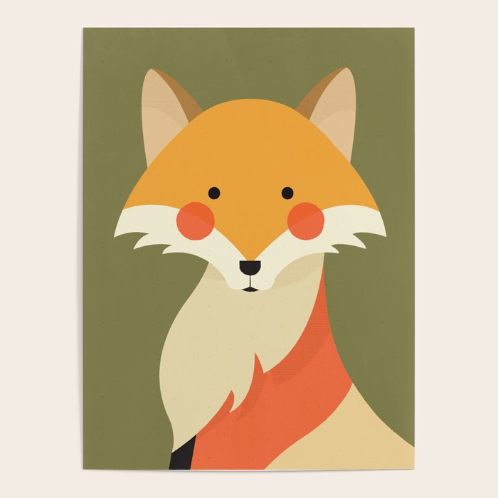 Red Fox, Animal Portrait Poster Gallery Image 4