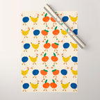 Fruit Ducks Wrapping Paper Gallery Image 1