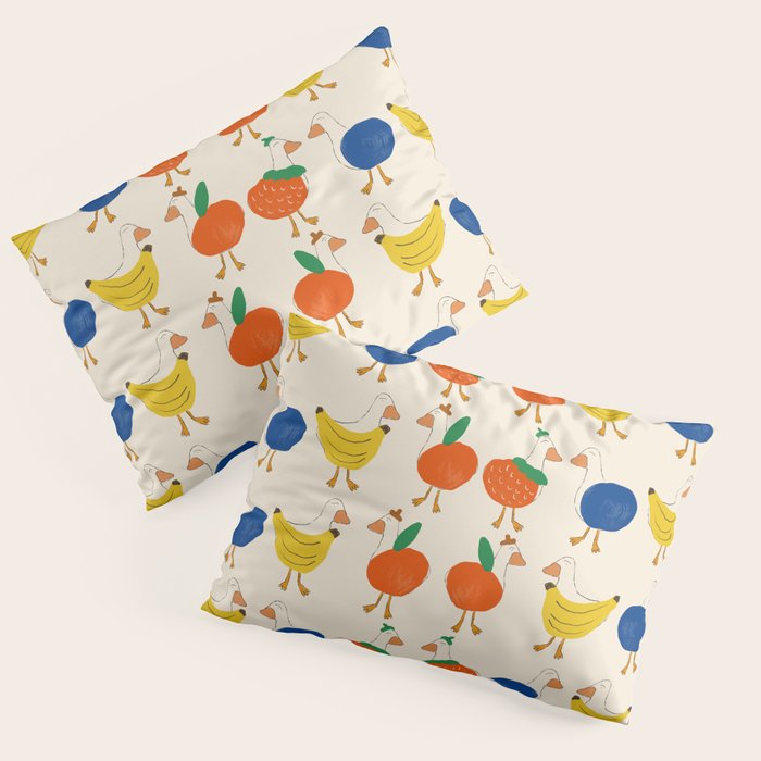Fruit Ducks Pillow Sham Gallery Image 1