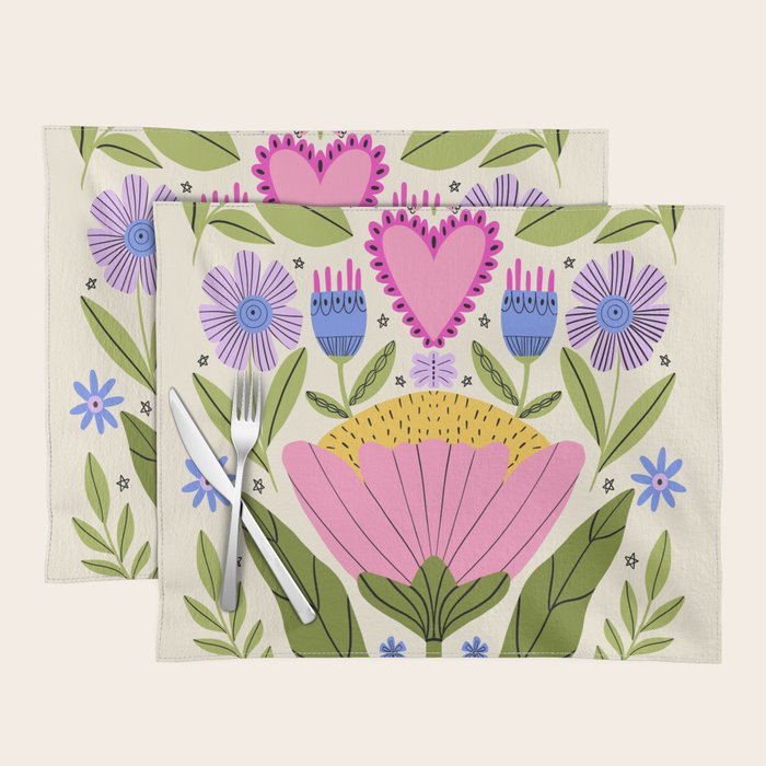Flower Party  Placemat Gallery Image 1
