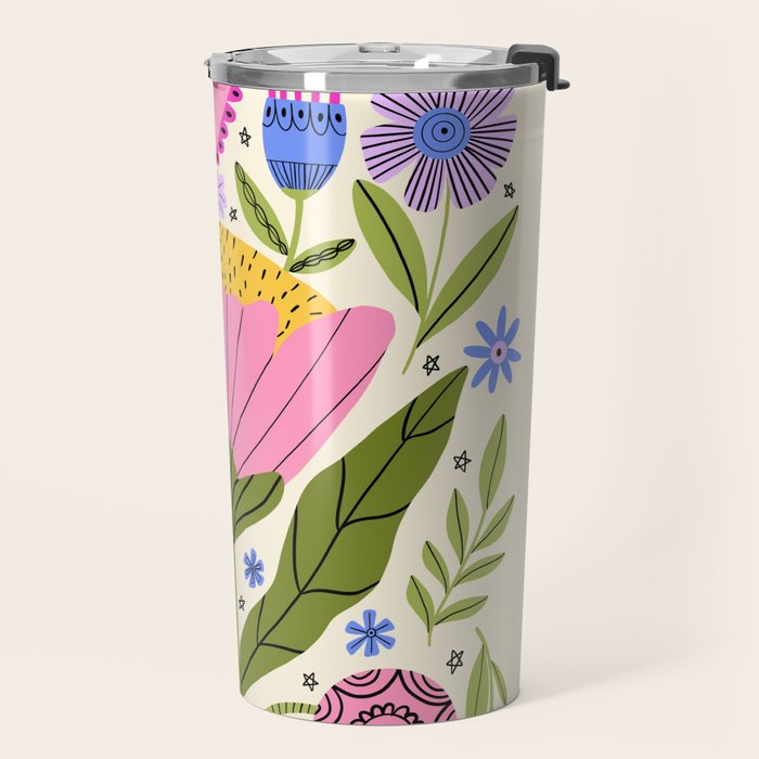 Flower Party  Travel Mug Gallery Image 2