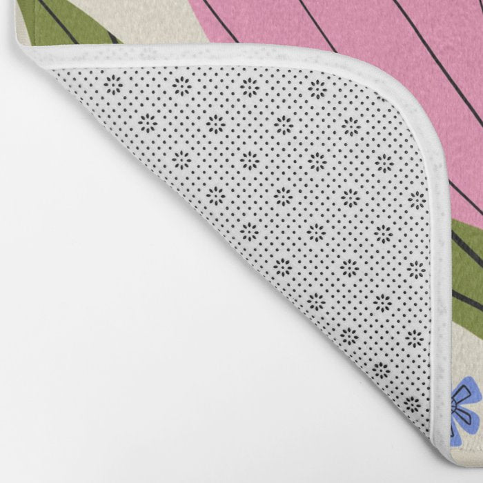 Flower Party  Bath Mat Gallery Image 2