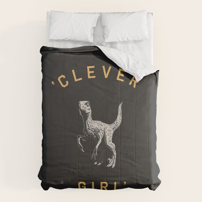 Clever Girl (Dark) Comforter Gallery Image 1