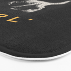 Clever Girl (Dark) Bath Mat Gallery Image 3