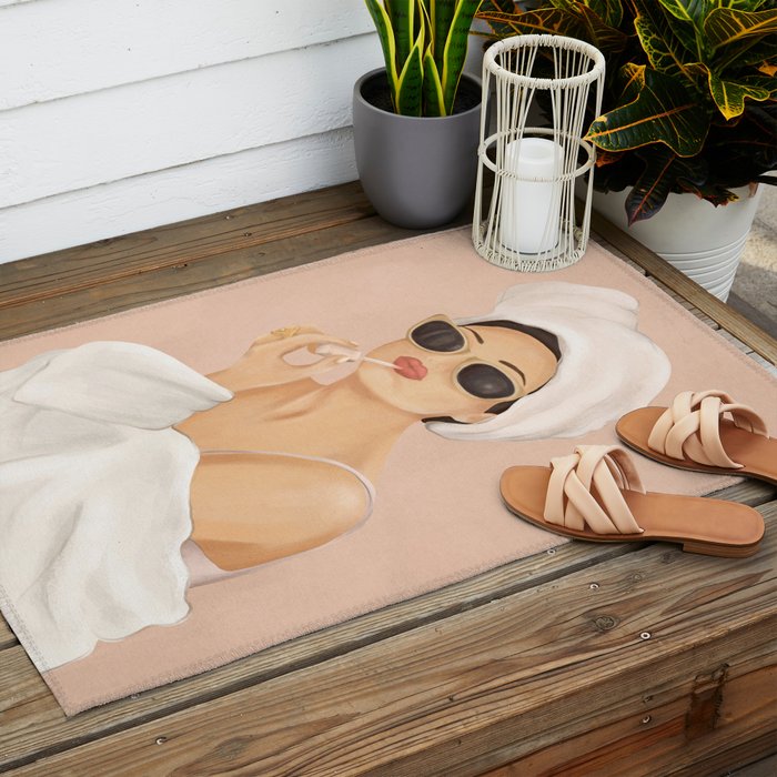 Morning Routine Outdoor Rug Gallery Image 2