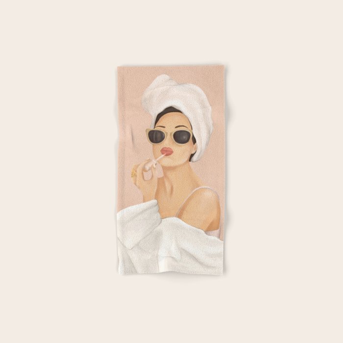 Morning Routine Bath Towel Gallery Image 1