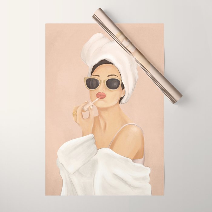Morning Routine Wrapping Paper Gallery Image 1