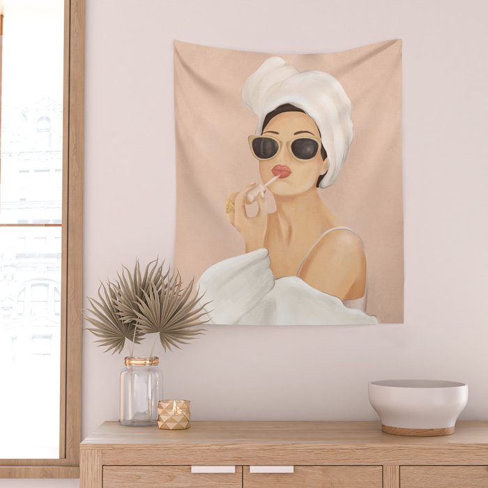 Morning Routine Wall Tapestry Gallery Image 2