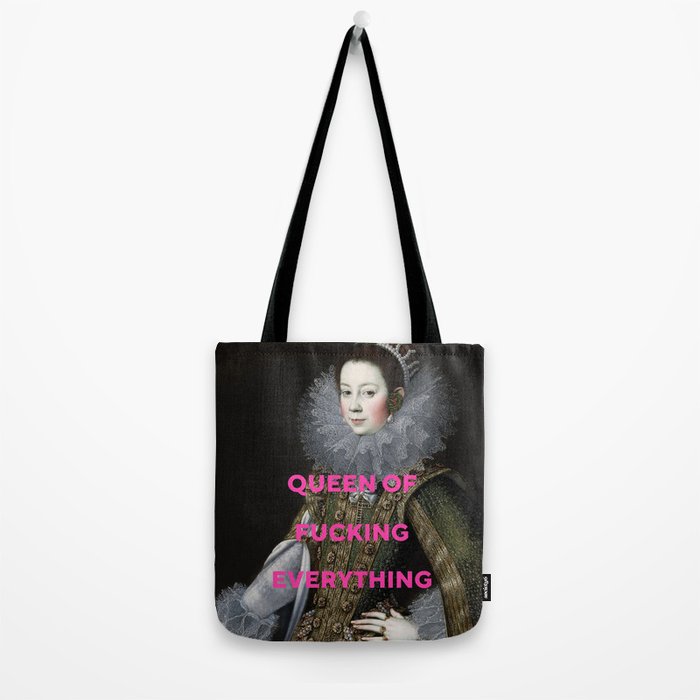 Queen of Fucking Everything - Feminist Tote Bag Gallery Image 2