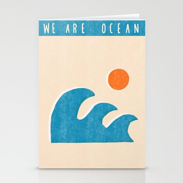We are ocean Stationery Card Gallery Image 1