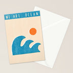 We are ocean Stationery Card Gallery Image 2