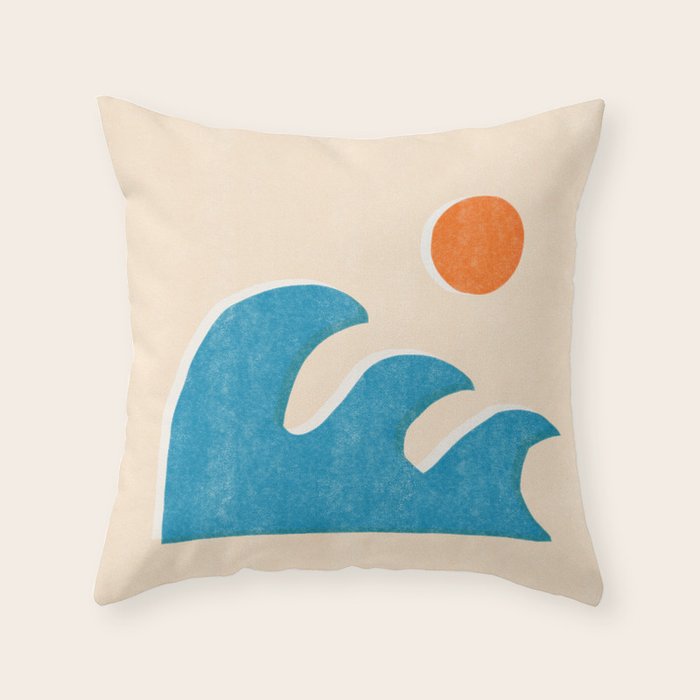 We are ocean Throw Pillow Gallery Image 1