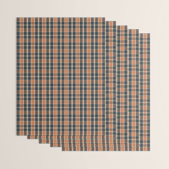 North Country Plaid - classic blue and red Wrapping Paper Gallery Image 3