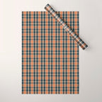 North Country Plaid - classic blue and red Wrapping Paper Gallery Image 1