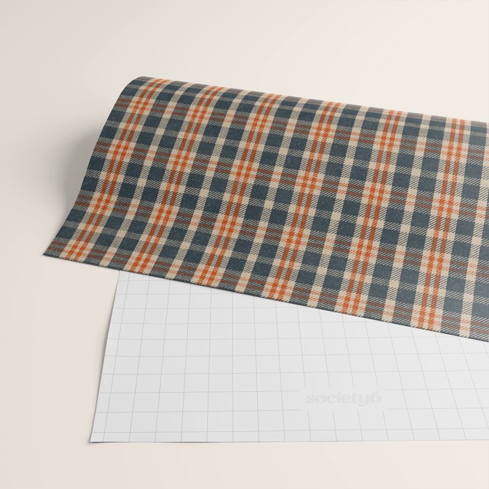 North Country Plaid - classic blue and red Wrapping Paper Gallery Image 2