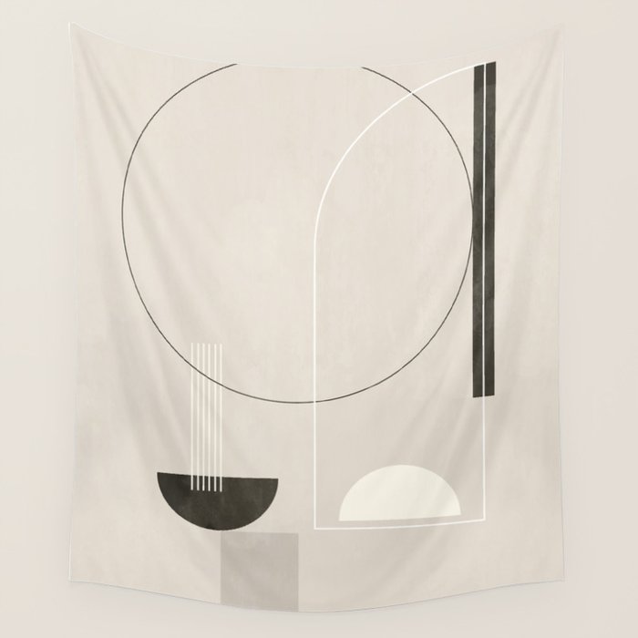 Geometric Shapes 18 Wall Tapestry Gallery Image 4