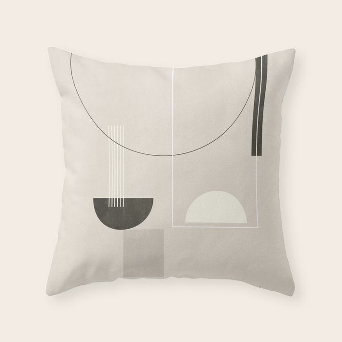 Geometric Shapes 18 Throw Pillow Gallery Image 6