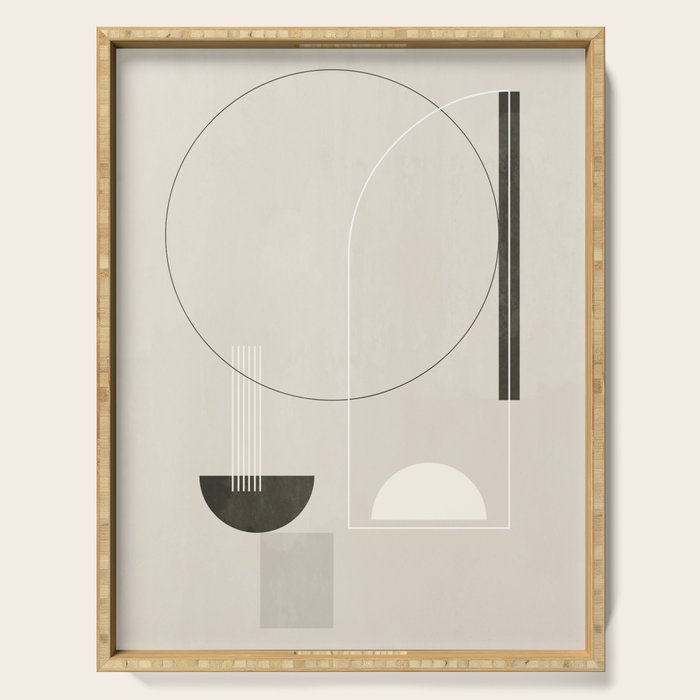 Geometric Shapes 18 Serving Tray Gallery Image 1