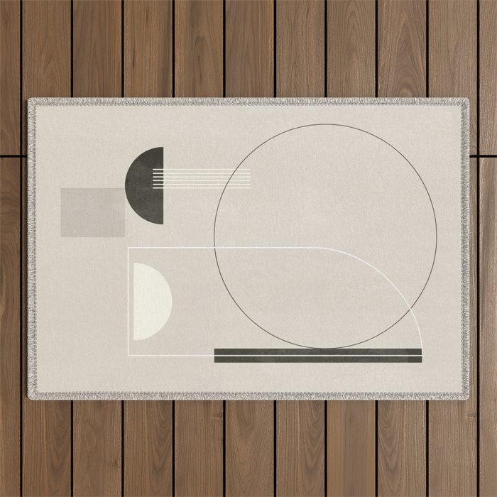 Geometric Shapes 18 Outdoor Rug Gallery Image 1