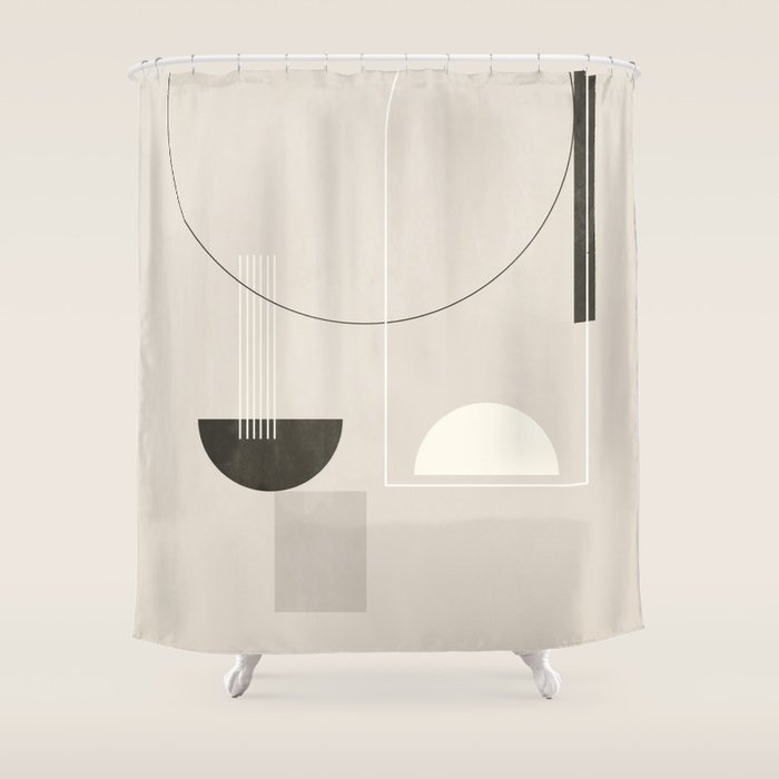 Geometric Shapes 18 Shower Curtain Gallery Image 1