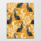 Jackalope - marigold and black  Notebook Gallery Image 4