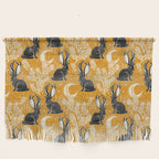 Jackalope - marigold and black  Wall Hanging Gallery Image 1