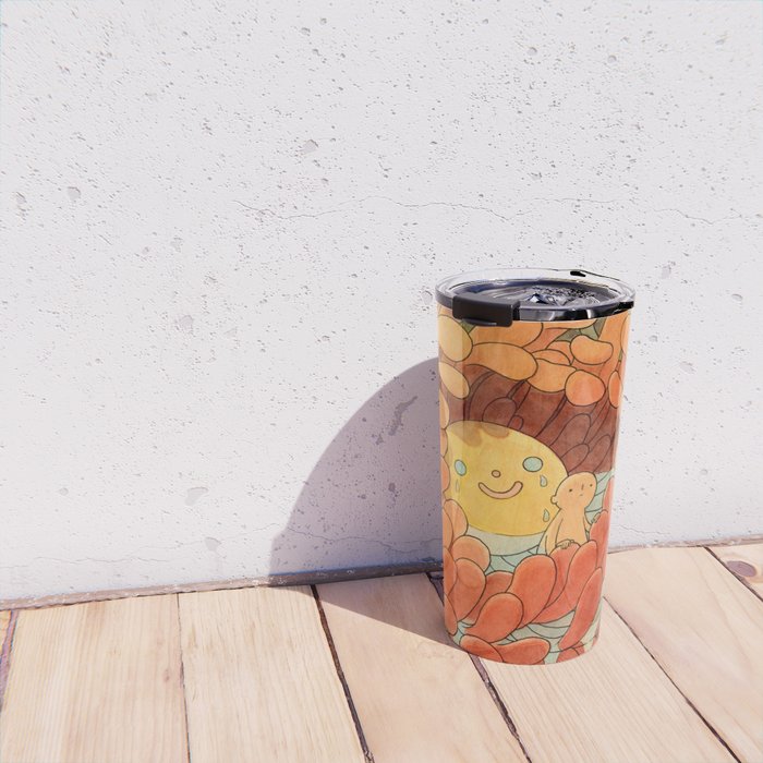 Weepy Chrysanthemums Travel Mug Gallery Image 4