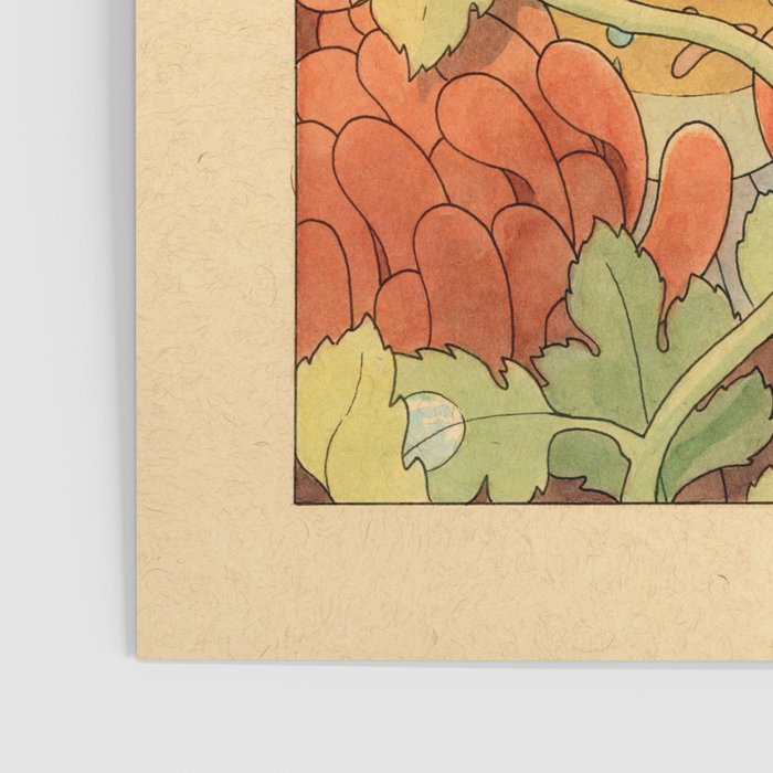 Weepy Chrysanthemums Poster Gallery Image 3