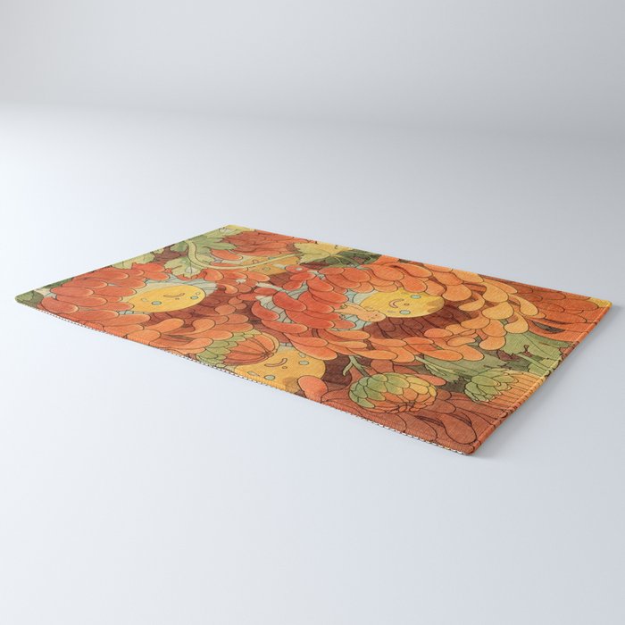 Weepy Chrysanthemums Rug Gallery Image 3