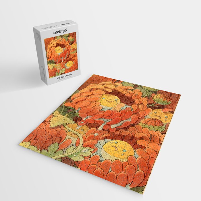 Weepy Chrysanthemums Jigsaw Puzzle Gallery Image 2