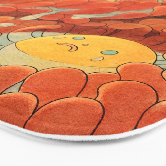 Weepy Chrysanthemums Bath Mat Gallery Image 3