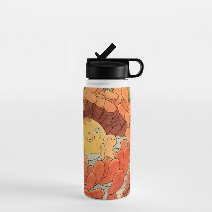 Weepy Chrysanthemums Water Bottle Gallery Image 1