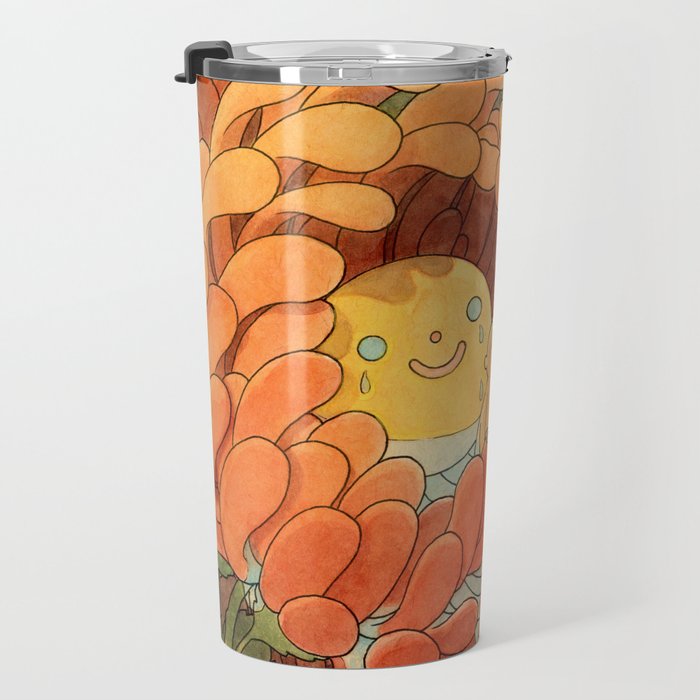 Weepy Chrysanthemums Travel Mug Gallery Image 3