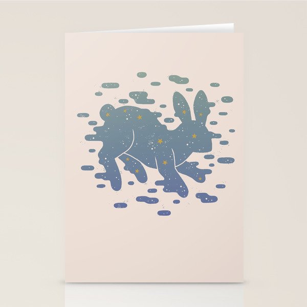 Lepus Constellation: Pastel Stationery Card Gallery Image 2