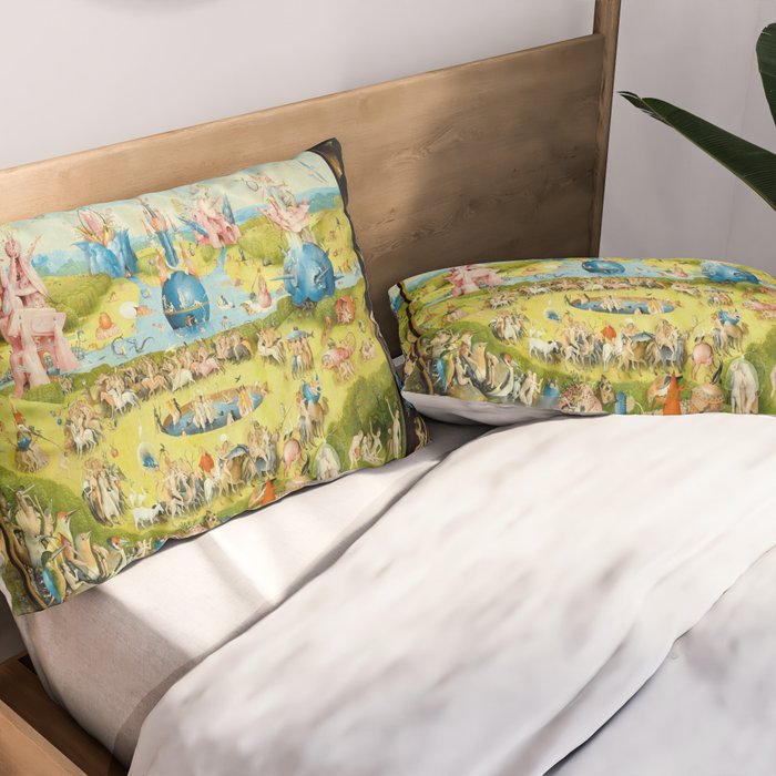 the Garden of Earthly Delights by Bosch Pillow Sham Gallery Image 2