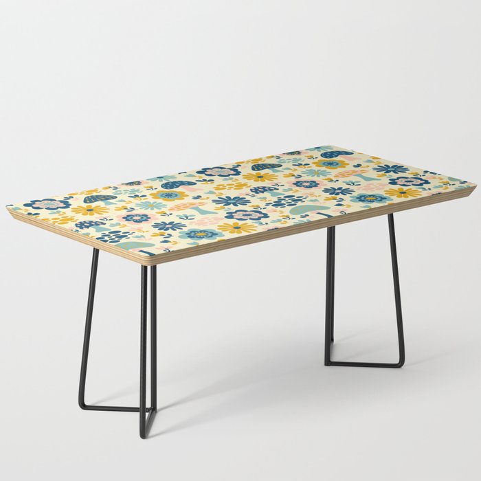 Magical Woodland Floral With Mushrooms Coffee Table Gallery Image 1