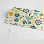 Magical Woodland Floral With Mushrooms Wrapping Paper Gallery Image 2