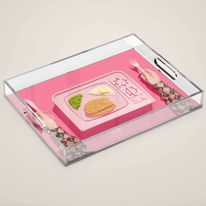 TV Dinner Acrylic Tray Gallery Image 1