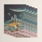 a Postcard from year 2345 Wrapping Paper Gallery Image 3