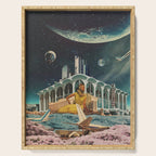 a Postcard from year 2345 Serving Tray Gallery Image 1