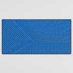 Lines (Sapphire Blue) Desk Mat Gallery Image 3