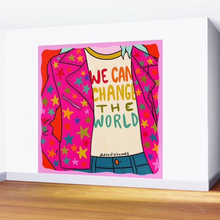 We Can Change the World Wall Mural Gallery Image 2