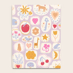 Little treasures, fun hand drawn pattern Notebook Gallery Image 4