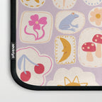 Little treasures, fun hand drawn pattern Laptop Sleeve Gallery Image 3