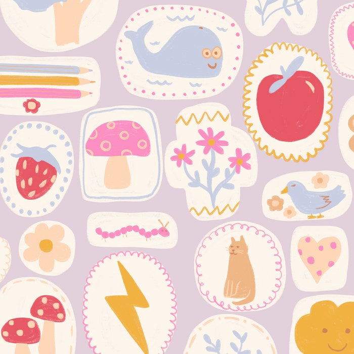 Little treasures, fun hand drawn pattern Coffee Mug Gallery Image 2